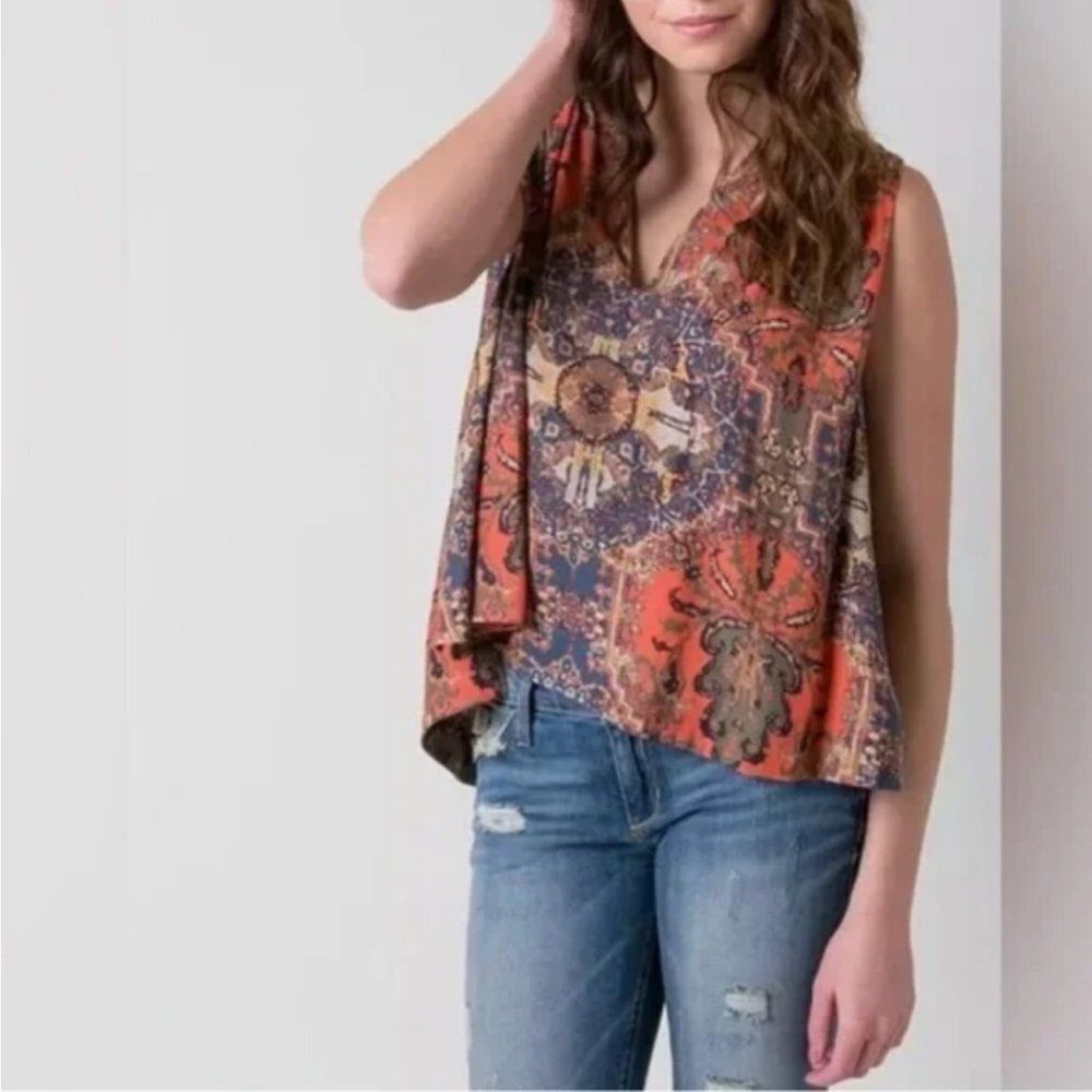 Free People Darcy Tank in Magic Carpet - M